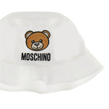 Gorro MOSCHINO blanco para bebé unisex